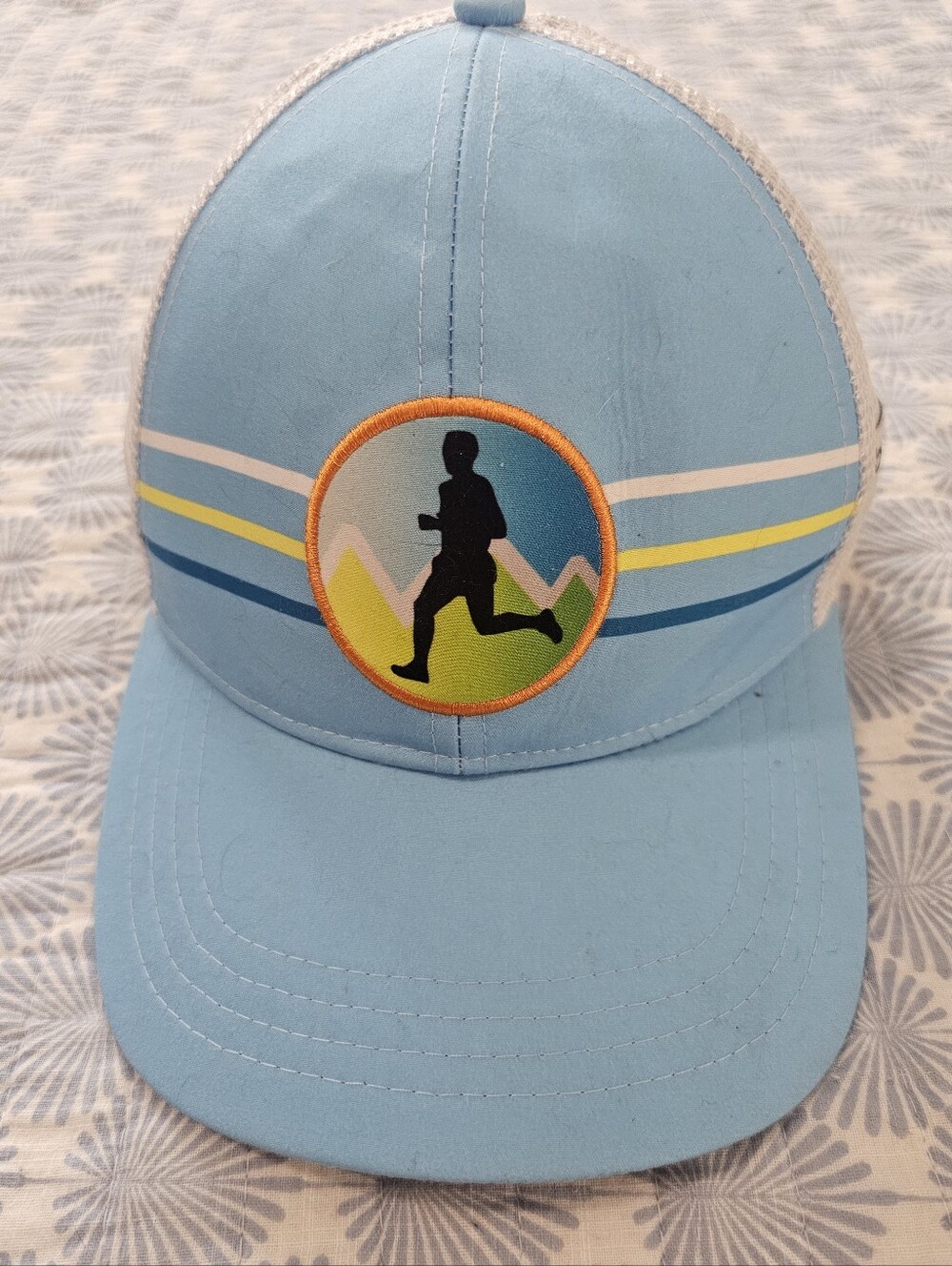 One Size Marathon Training Academy Running Themed Adjustable Boco Trucker Hat